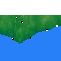 Nearby Forecast Locations - Sekondi-Takoradi - Map