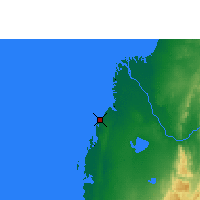 Nearby Forecast Locations - Morombe - Map