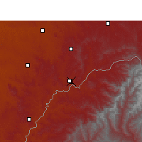 Nearby Forecast Locations - Ficksburg - Map