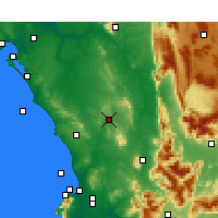 Nearby Forecast Locations - Malmesbury - Map