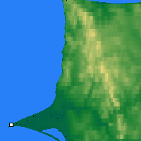 Nearby Forecast Locations - Cape Lisburne - Map