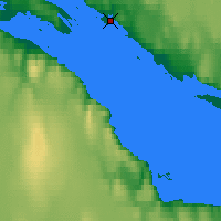 Nearby Forecast Locations - Wager Bay - Map