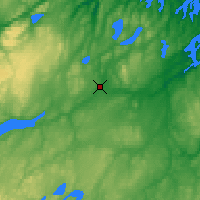 Nearby Forecast Locations - Badger - Map