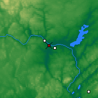 Nearby Forecast Locations - Fredericton - Map