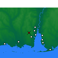 Nearby Forecast Locations - Mobile AP - Map