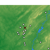 Nearby Forecast Locations - Birmingham - Map