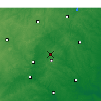 Nearby Forecast Locations - Raleigh - Map