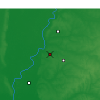 Nearby Forecast Locations - Memphis - Map