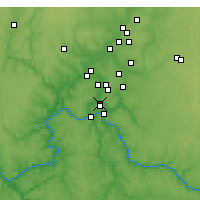 Nearby Forecast Locations - Cincinnati - Map