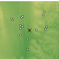 Nearby Forecast Locations - Gahanna - Map