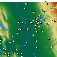 Nearby Forecast Locations - Sacramento - Map