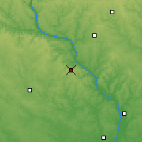 Nearby Forecast Locations - Dubuque - Map