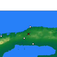 Nearby Forecast Locations - Havana - Map