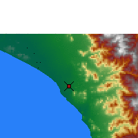 Nearby Forecast Locations - Chiclayo - Map