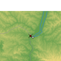 Nearby Forecast Locations - Salto del Guairá - Map