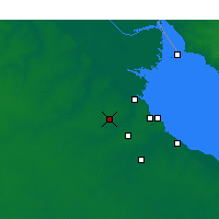 Nearby Forecast Locations - Mariano Moreno - Map