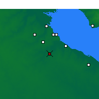 Nearby Forecast Locations - Buenos Aires - Map