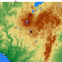 Nearby Forecast Locations - Waiouru - Map