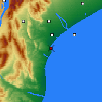 Nearby Forecast Locations - Timaru - Map