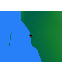 Nearby Forecast Locations - Carnarvon - Map