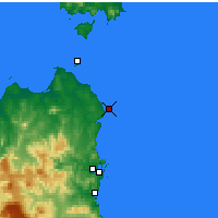 Nearby Forecast Locations - Eddystone Pt. - Map