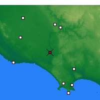 Nearby Forecast Locations - Dartmoor - Map