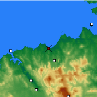 Nearby Forecast Locations - Bridport - Map