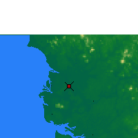 Nearby Forecast Locations - Pontianak - Map