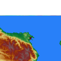 Nearby Forecast Locations - Manokwari/rendan - Map