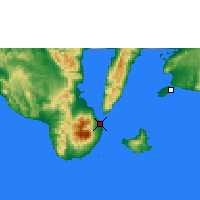 Nearby Forecast Locations - Dumaguete - Map