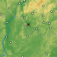Nearby Forecast Locations - Saarlouis - Map