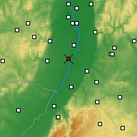 Nearby Forecast Locations - Germersheim - Map