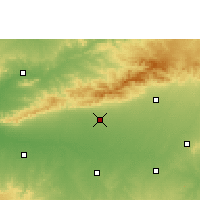 Nearby Forecast Locations - Akot - Map