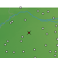 Nearby Forecast Locations - Bagha Purana - Map