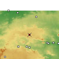 Nearby Forecast Locations - Hazaribagh - Map