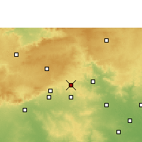 Nearby Forecast Locations - Pandhurna - Map