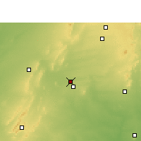 Nearby Forecast Locations - Sambhar Lake - Map