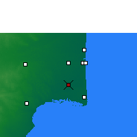 Nearby Forecast Locations - Thiruthuraipoondi - Map