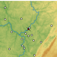 Nearby Forecast Locations - New Kensington - Map