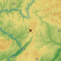 Nearby Forecast Locations - Pocono Mountains - Map