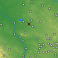 Nearby Forecast Locations - Kolonowskie - Map