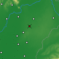 Nearby Forecast Locations - Újfehértó - Map