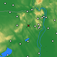 Nearby Forecast Locations - Bicske - Map