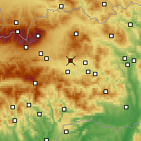 Nearby Forecast Locations - Levoča - Map