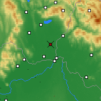Nearby Forecast Locations - Veľké Kapušany - Map