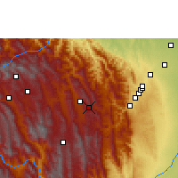 Nearby Forecast Locations - Samaipata - Map