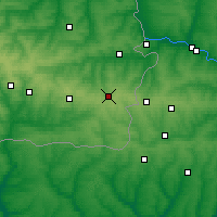 Nearby Forecast Locations - Sverdlovsk - Map