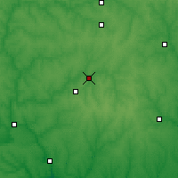 Nearby Forecast Locations - Novoukrainka - Map