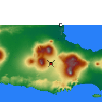 Nearby Forecast Locations - Malang - Map