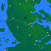 Nearby Forecast Locations - Tinglev - Map